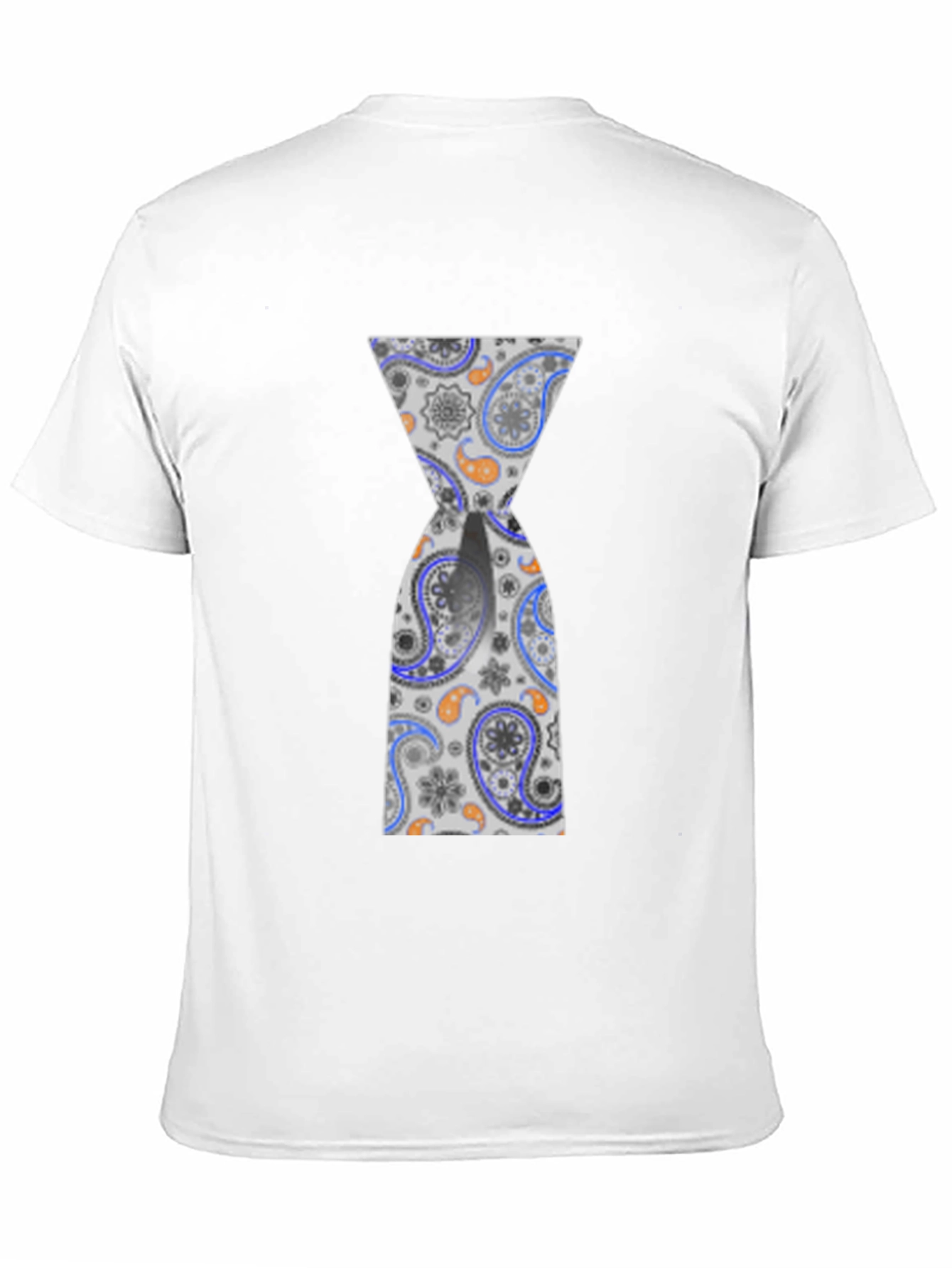 Paisley Hourglass Black T-Shirt