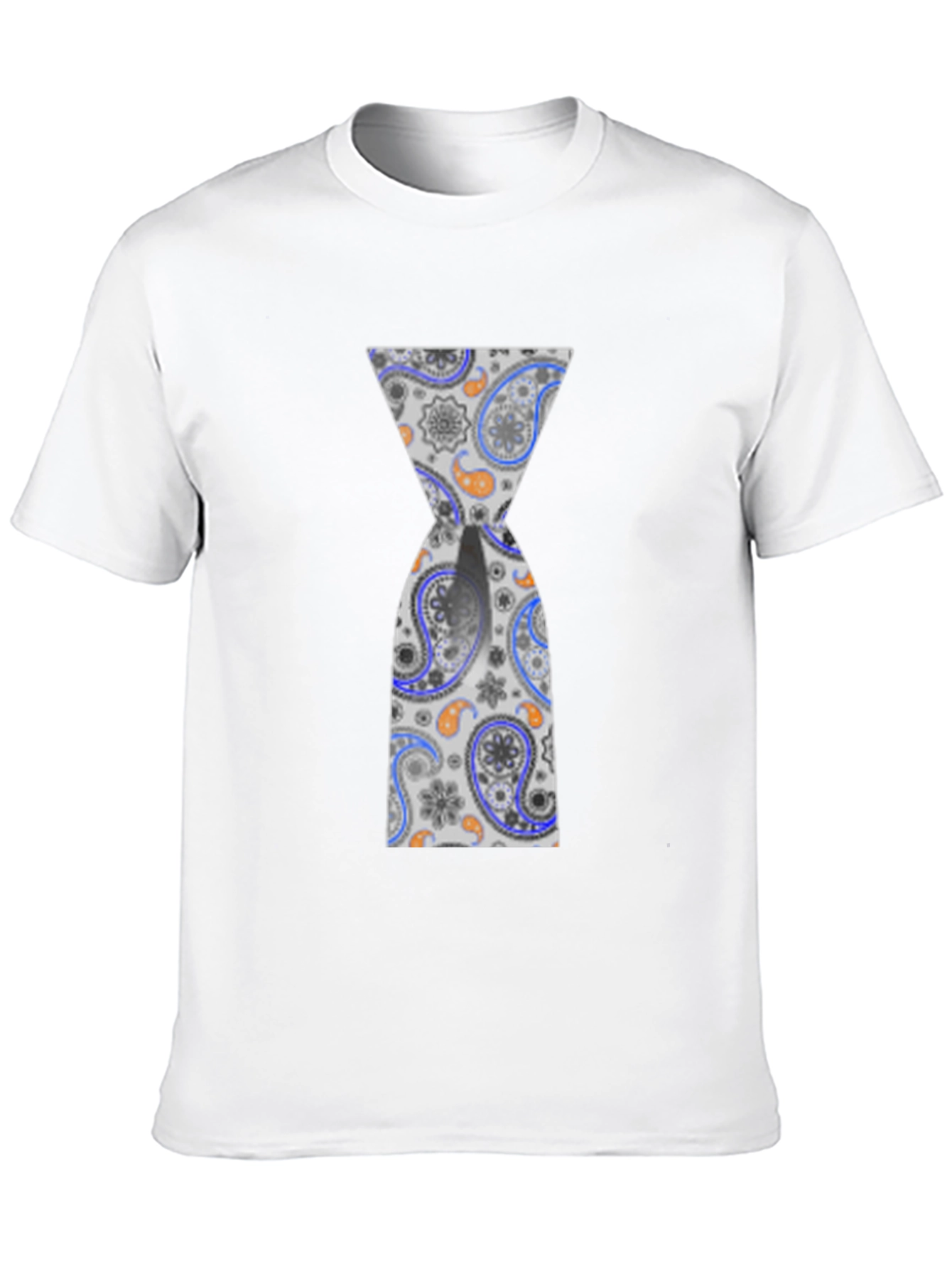 Paisley Hourglass Black T-Shirt
