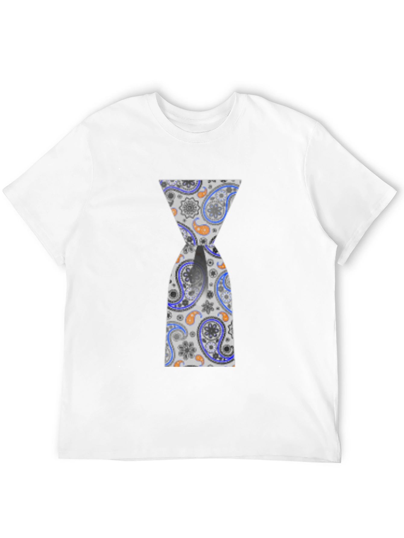 Paisley Hourglass Black T-Shirt