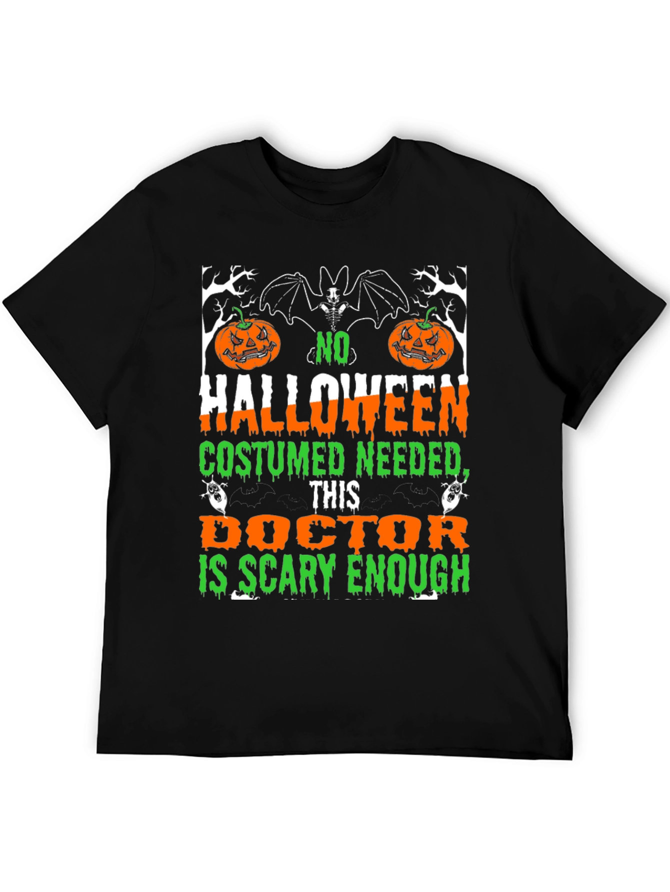 Halloween Doctor T-Shirt - Scary Enough Costume Tee