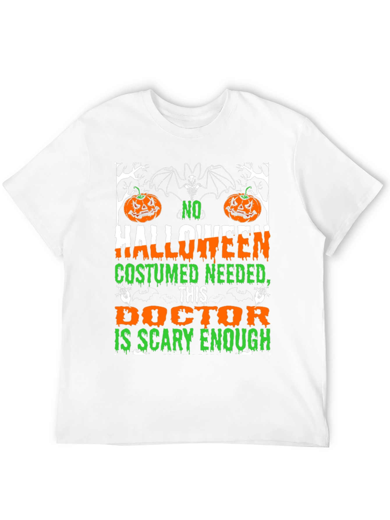 Halloween Doctor T-Shirt - Scary Enough Costume Tee