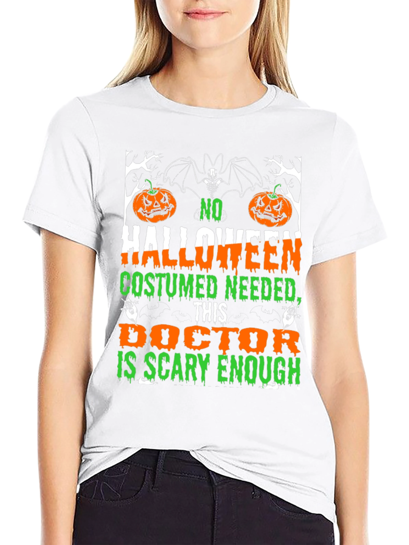 Halloween Doctor T-Shirt - Scary Enough Costume Tee