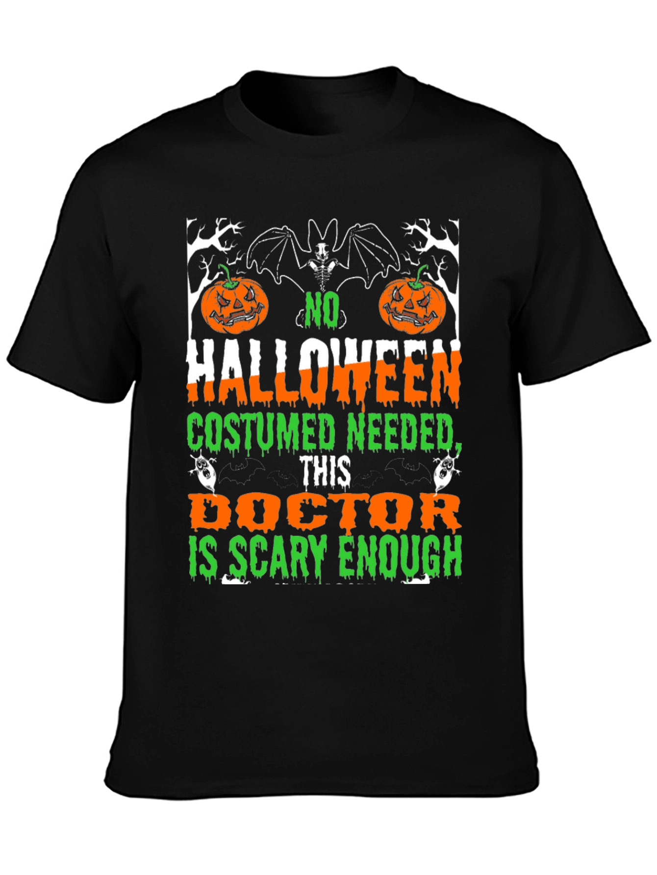 Halloween Doctor T-Shirt - Scary Enough Costume Tee