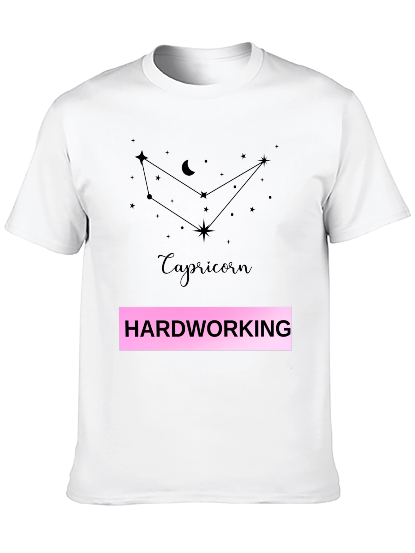 Capricorn Hardworking Zodiac Graphic Tee