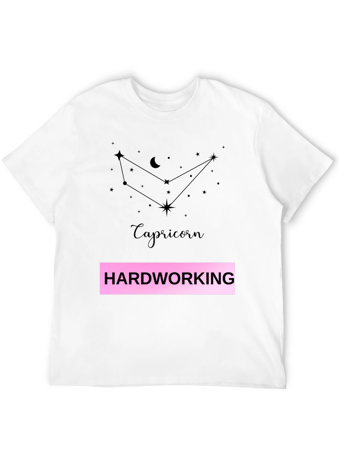 Capricorn Hardworking Zodiac Graphic Tee