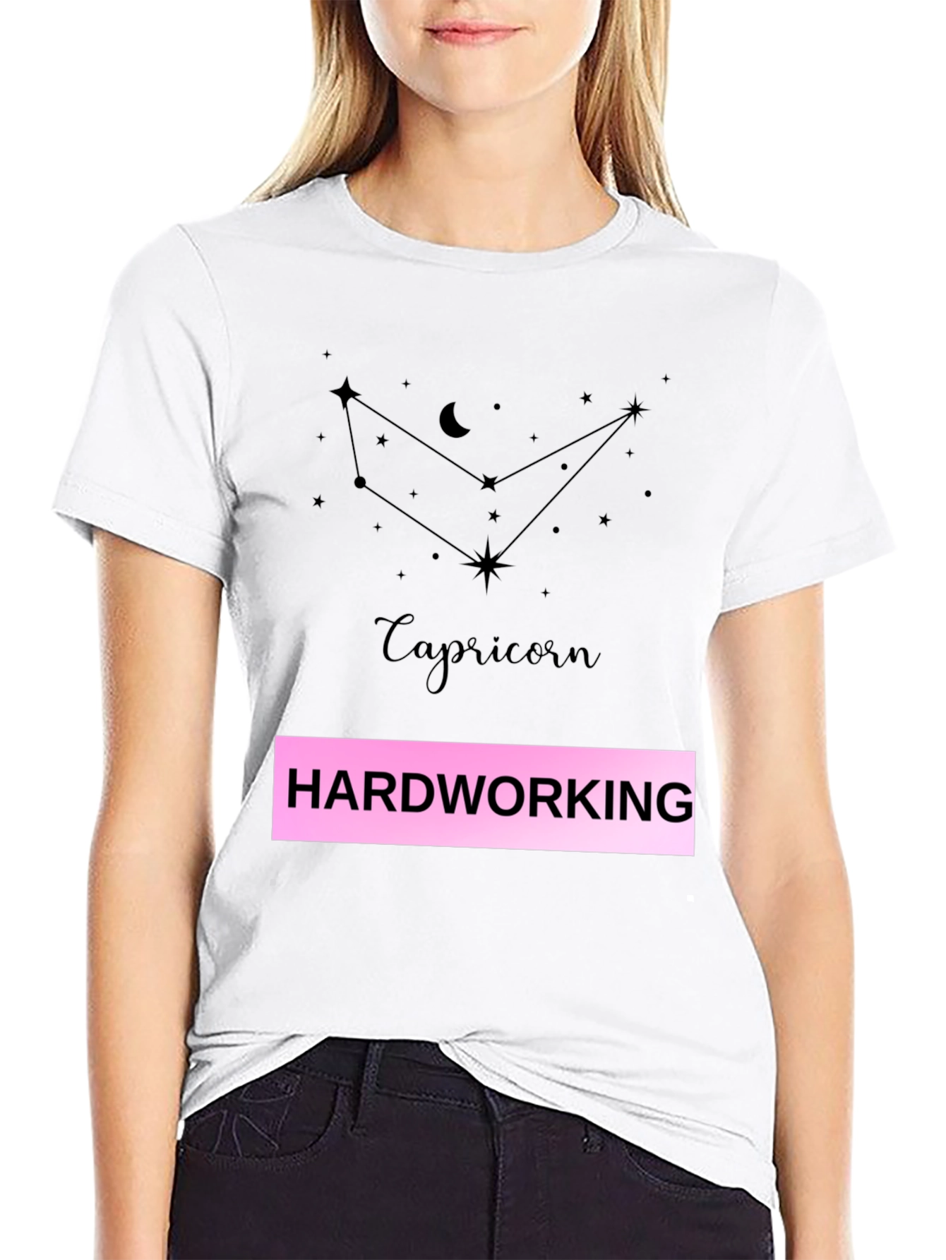 Capricorn Hardworking Zodiac Graphic Tee