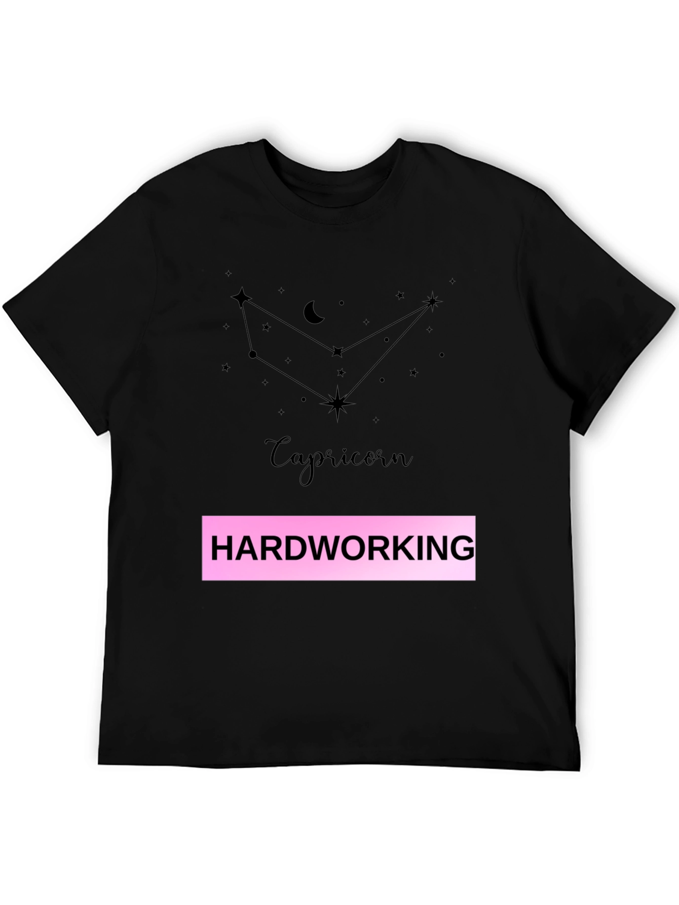 Capricorn Hardworking Zodiac Graphic Tee
