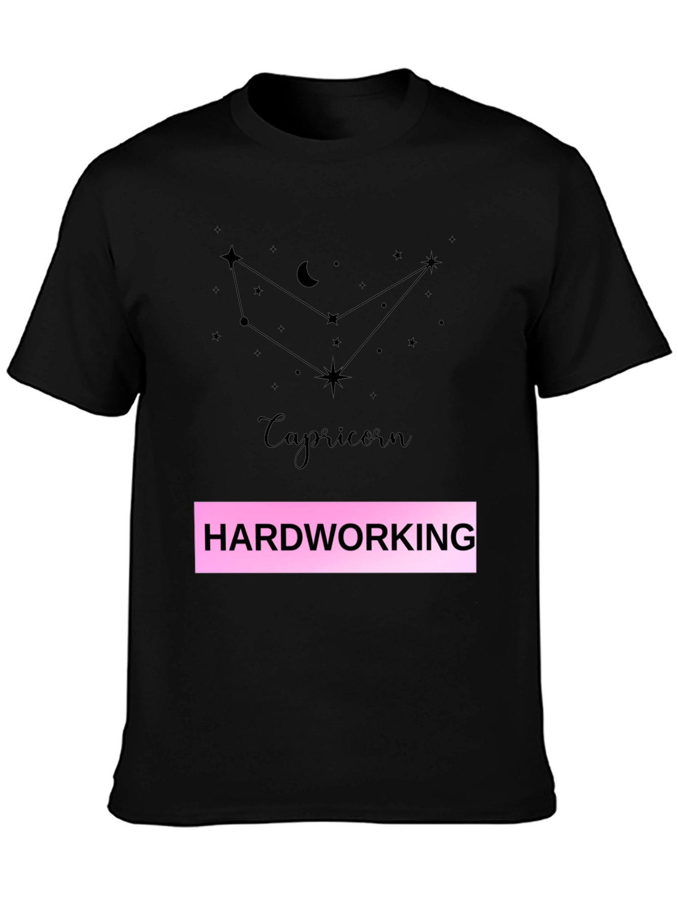 Capricorn Hardworking Zodiac Graphic Tee