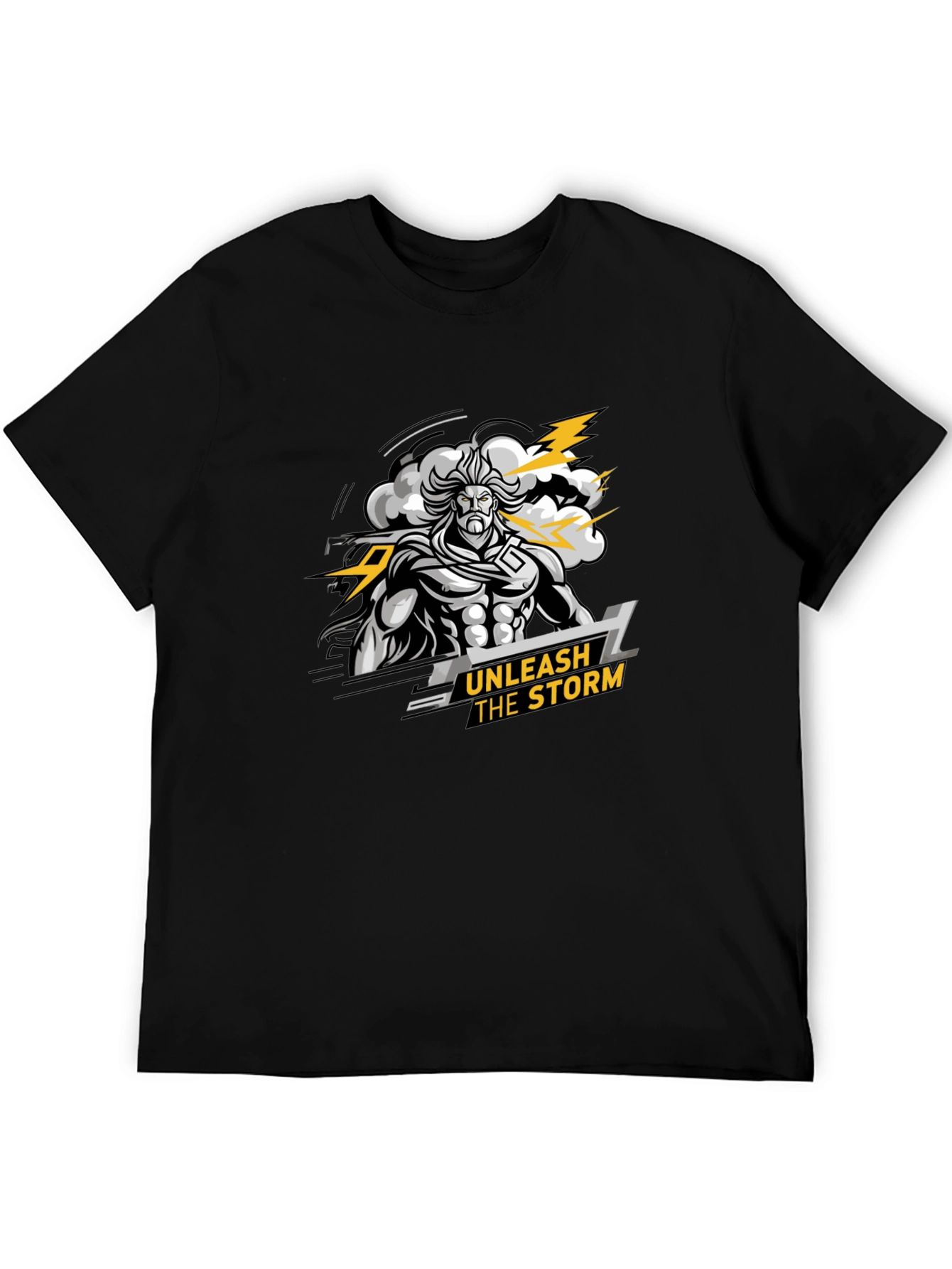Unleash The Storm Graphic Print T-Shirt