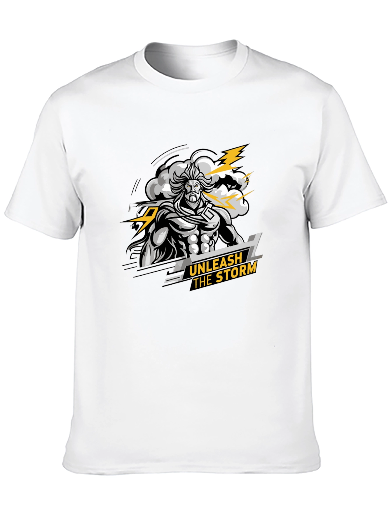 Unleash The Storm Graphic Print T-Shirt
