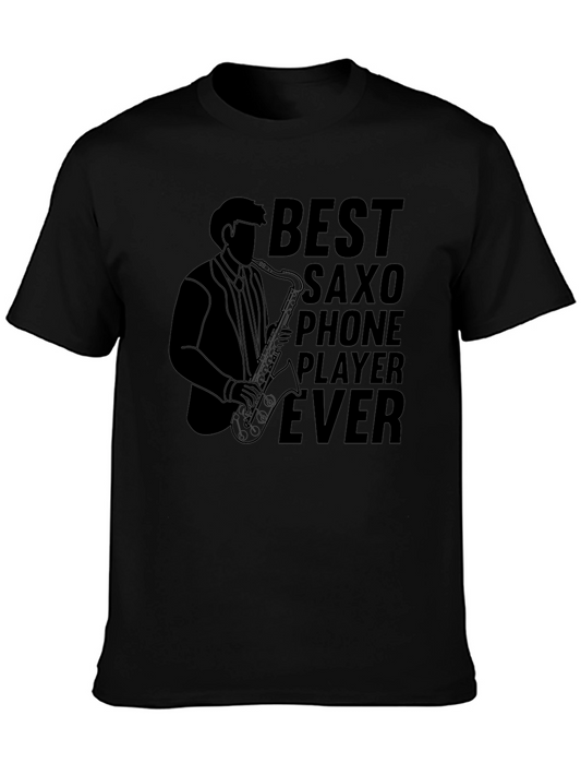 Best Saxophone Player Ever Black T-Shirt