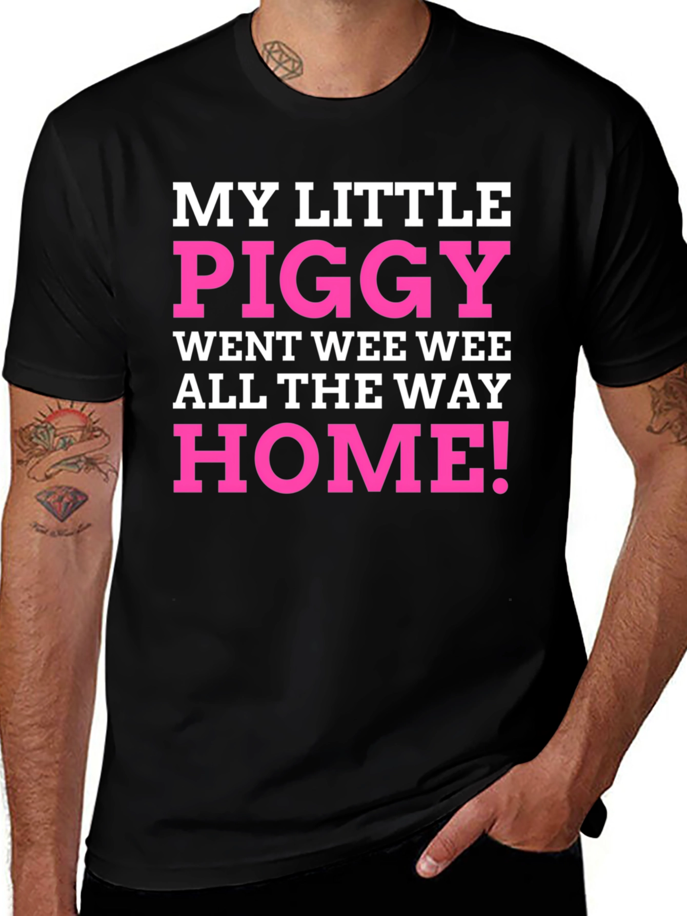 My Little Piggy T-Shirt Funny Novelty Tee