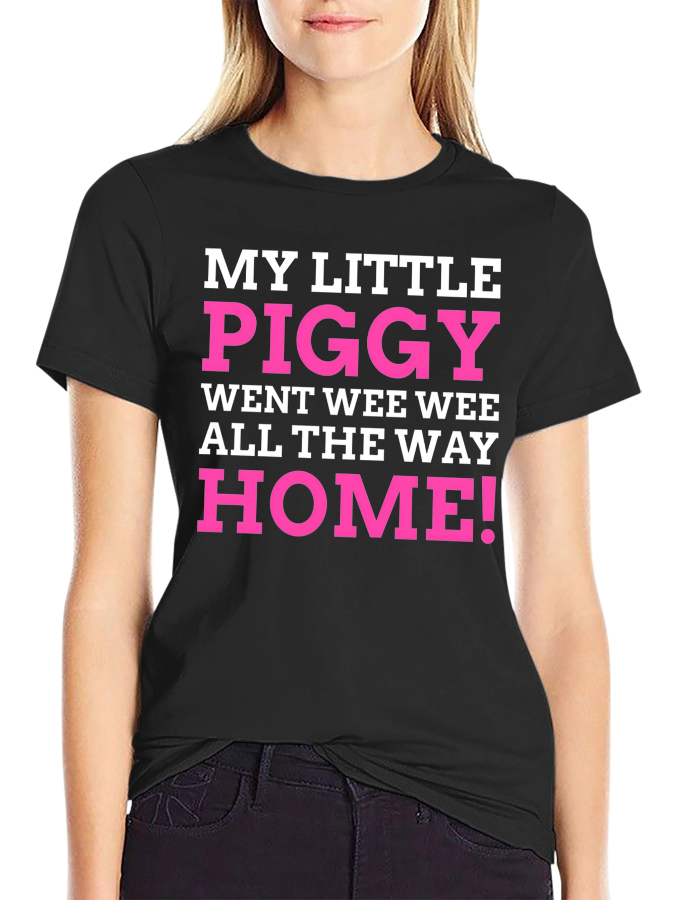 My Little Piggy T-Shirt Funny Novelty Tee