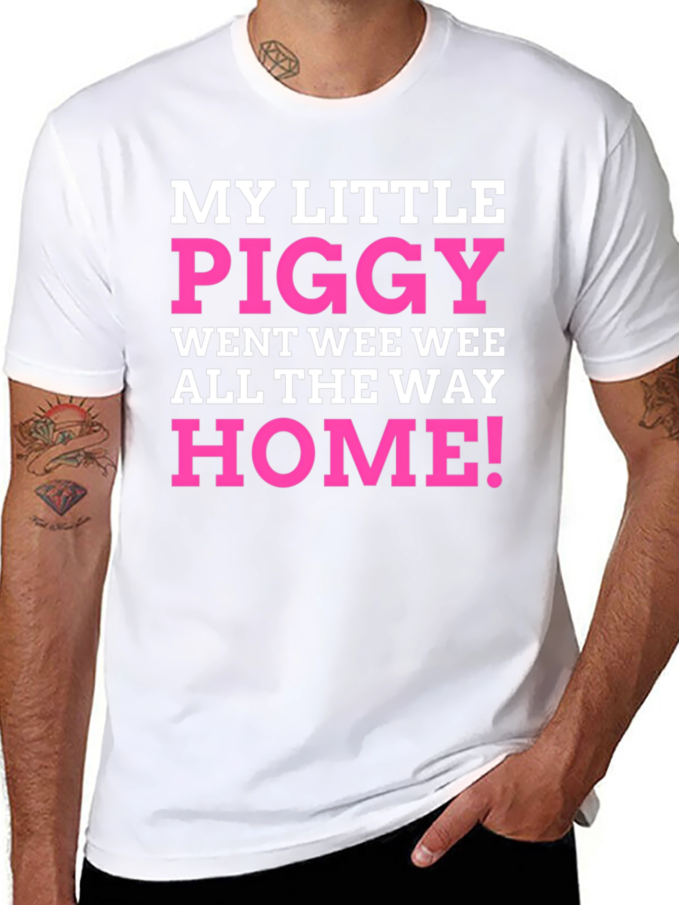 My Little Piggy T-Shirt Funny Novelty Tee