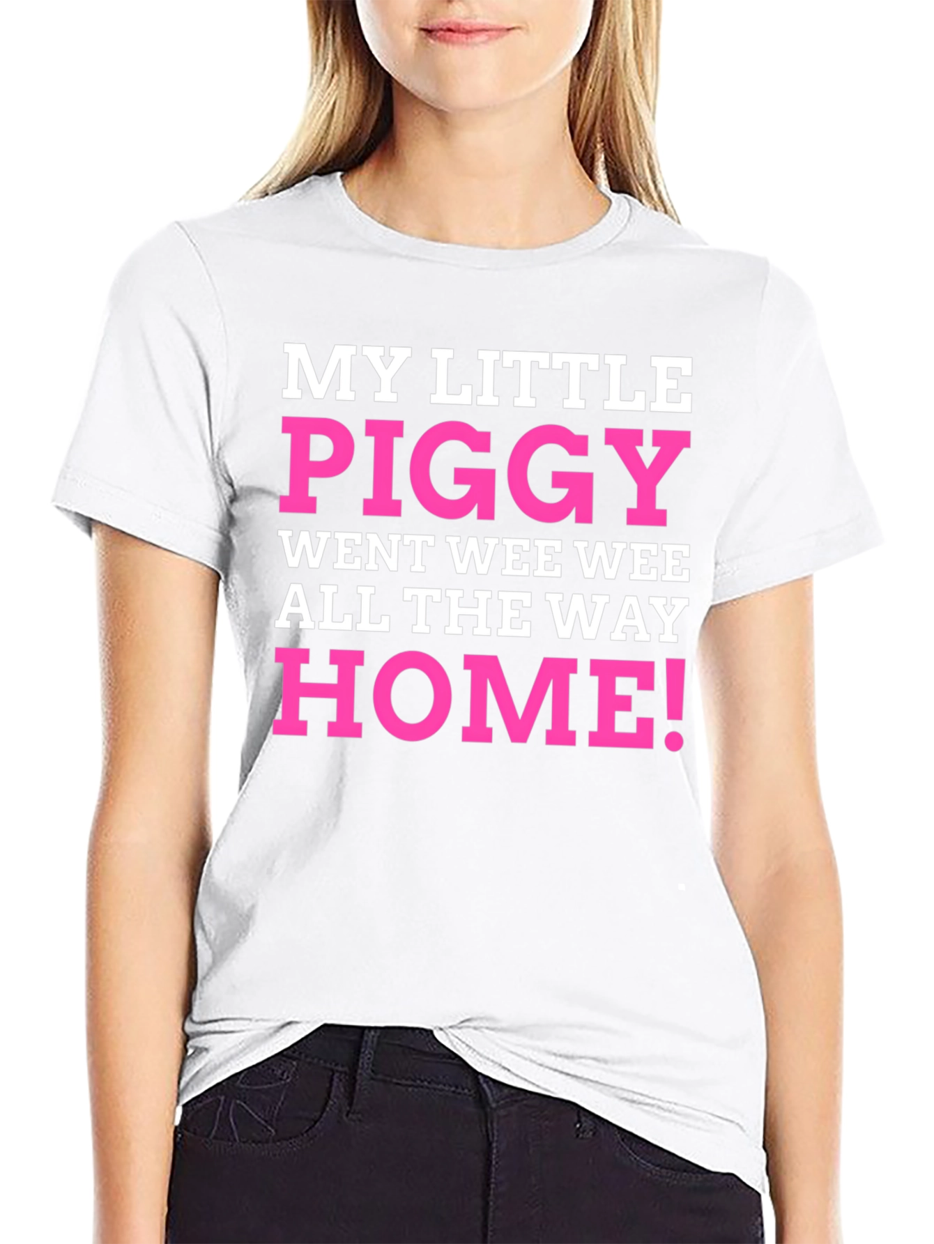 My Little Piggy T-Shirt Funny Novelty Tee
