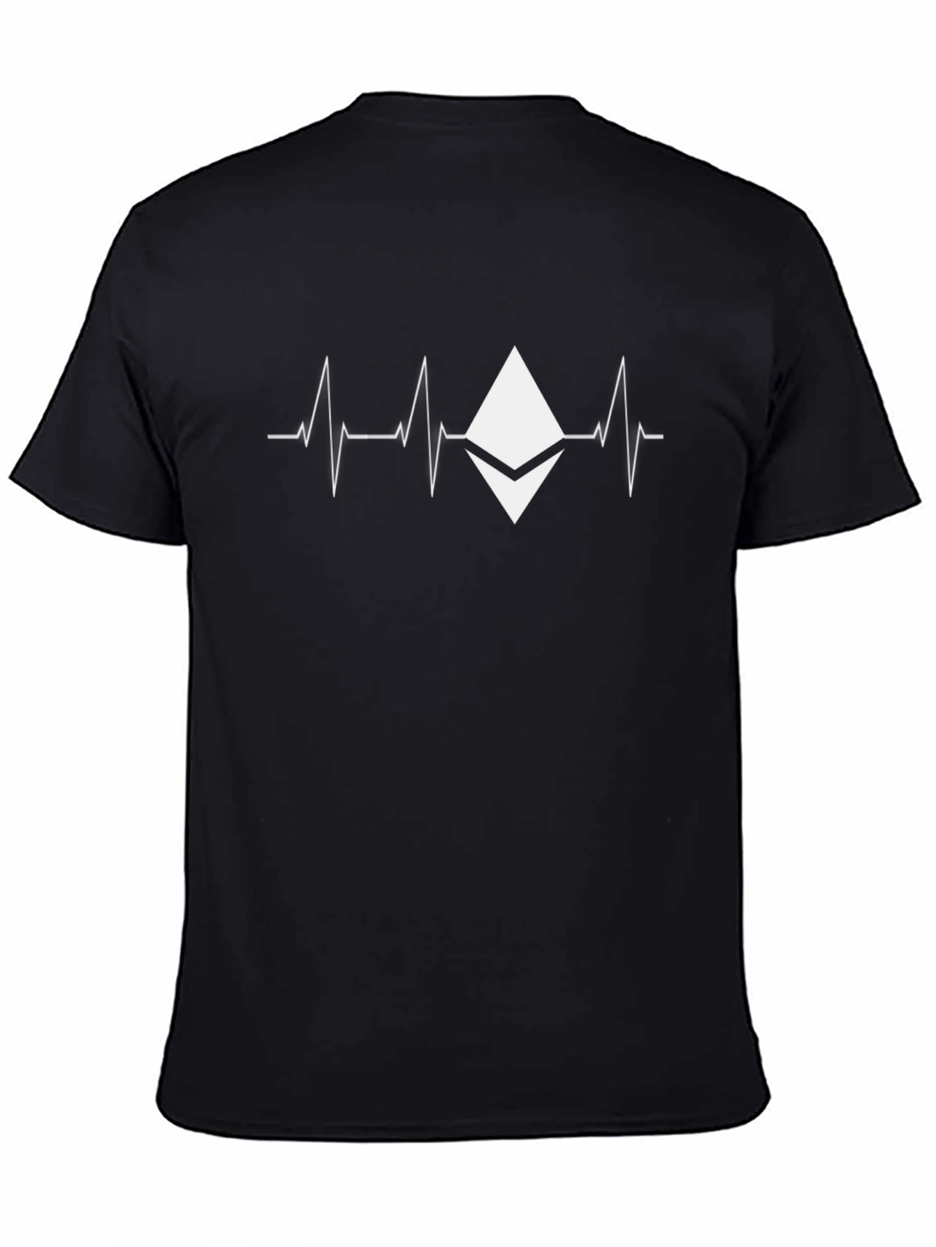 Ethereum Heartbeat Graphic Tee - Crypto T-Shirt