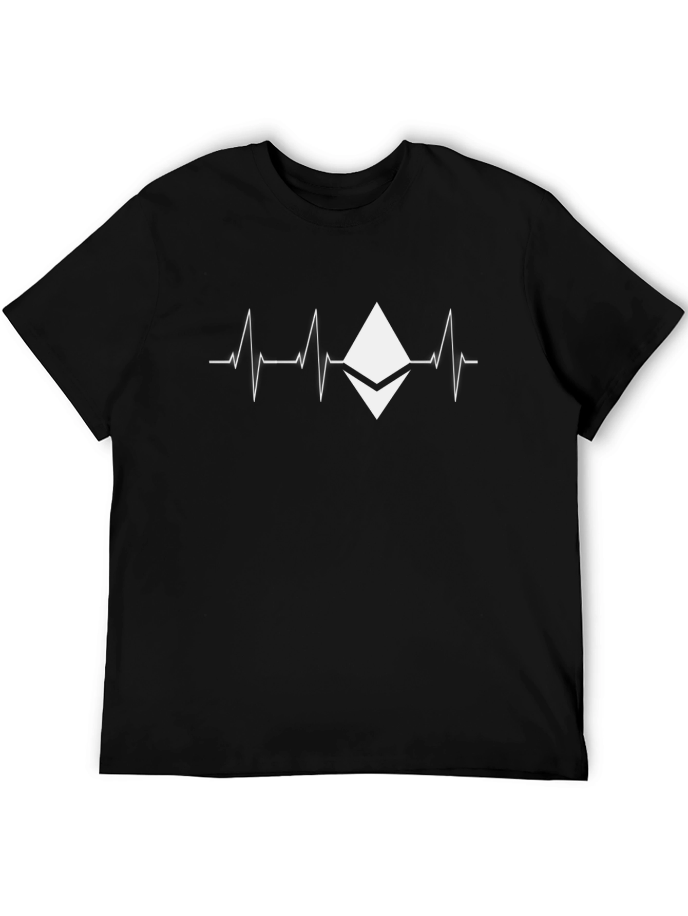 Ethereum Heartbeat Graphic Tee - Crypto T-Shirt
