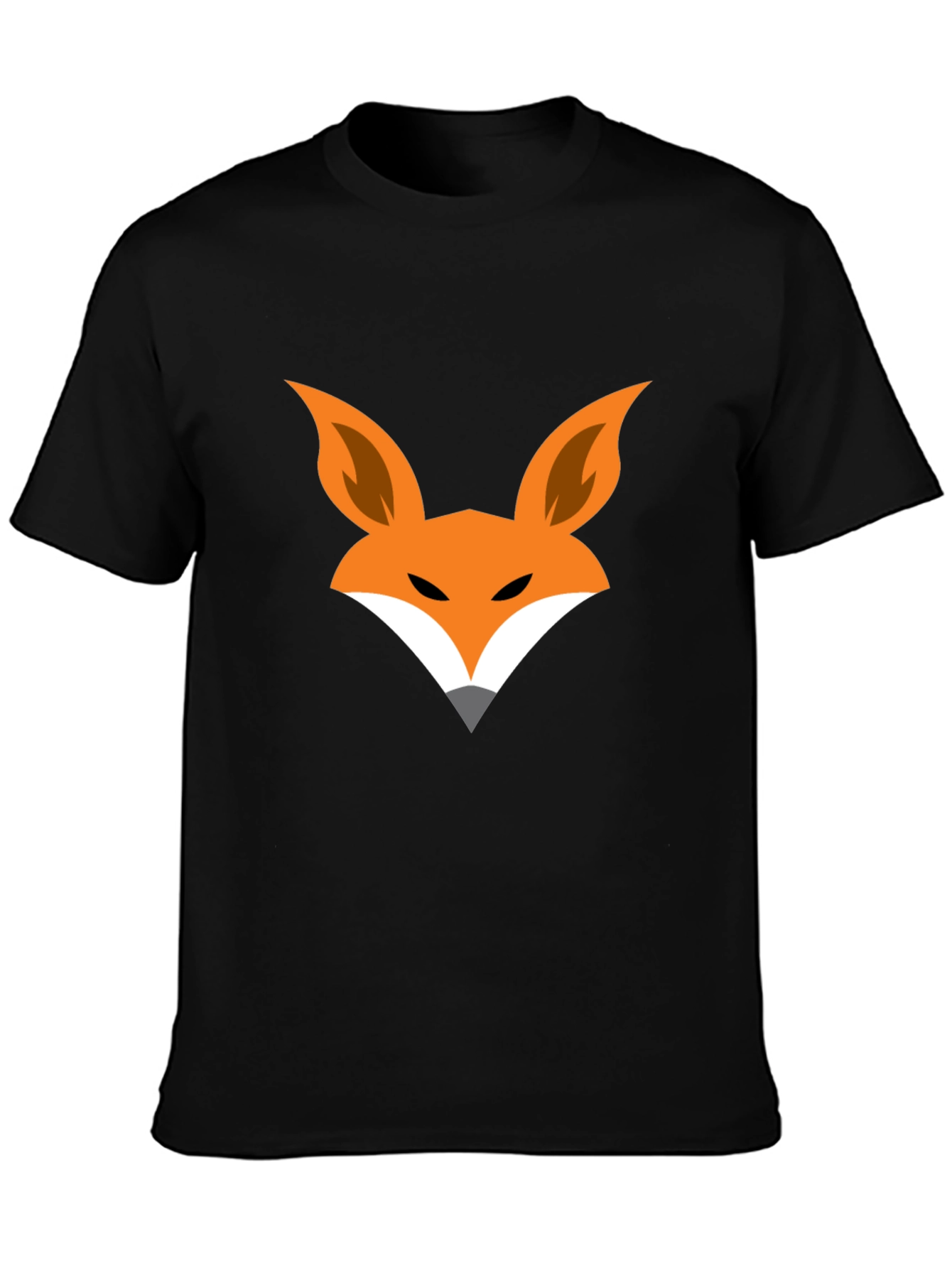 Fox Graphic Black T-Shirt - Modern Style
