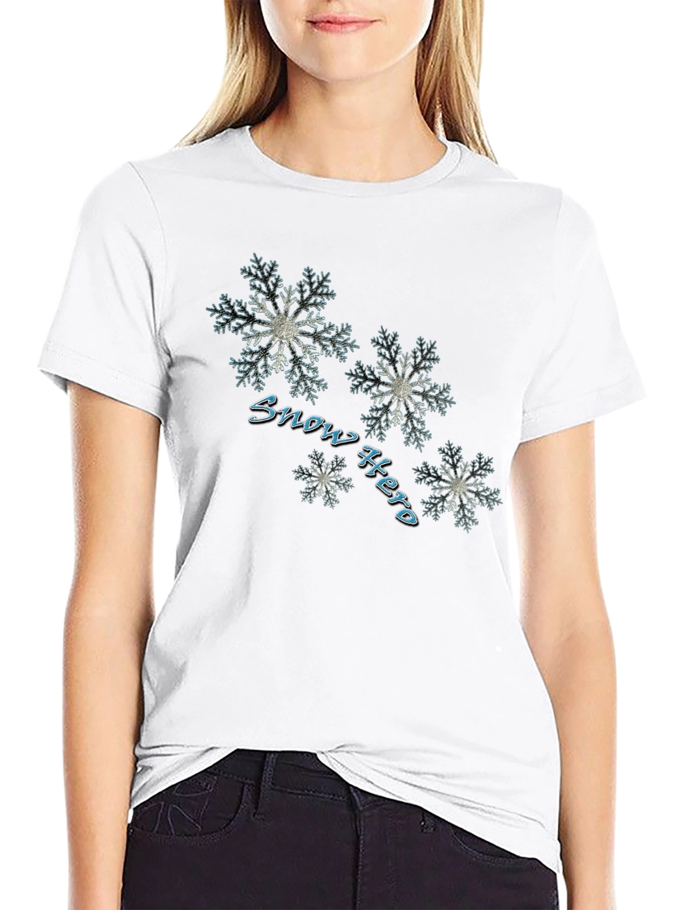 Snow Hero Graphic Print Tee