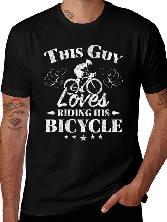 This Guy Loves Riding His Bicycle T-Shirt
