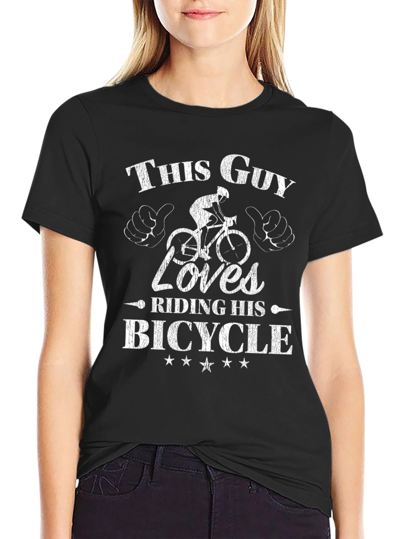 This Guy Loves Riding His Bicycle T-Shirt