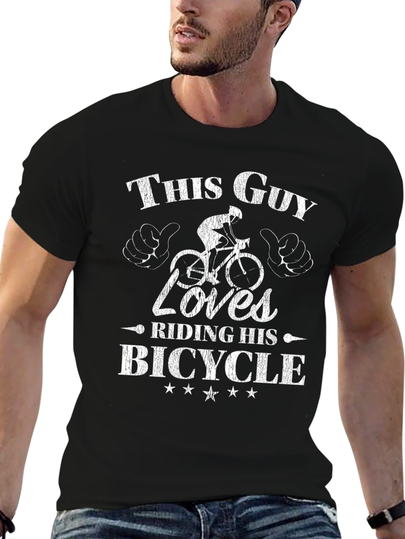 This Guy Loves Riding His Bicycle T-Shirt