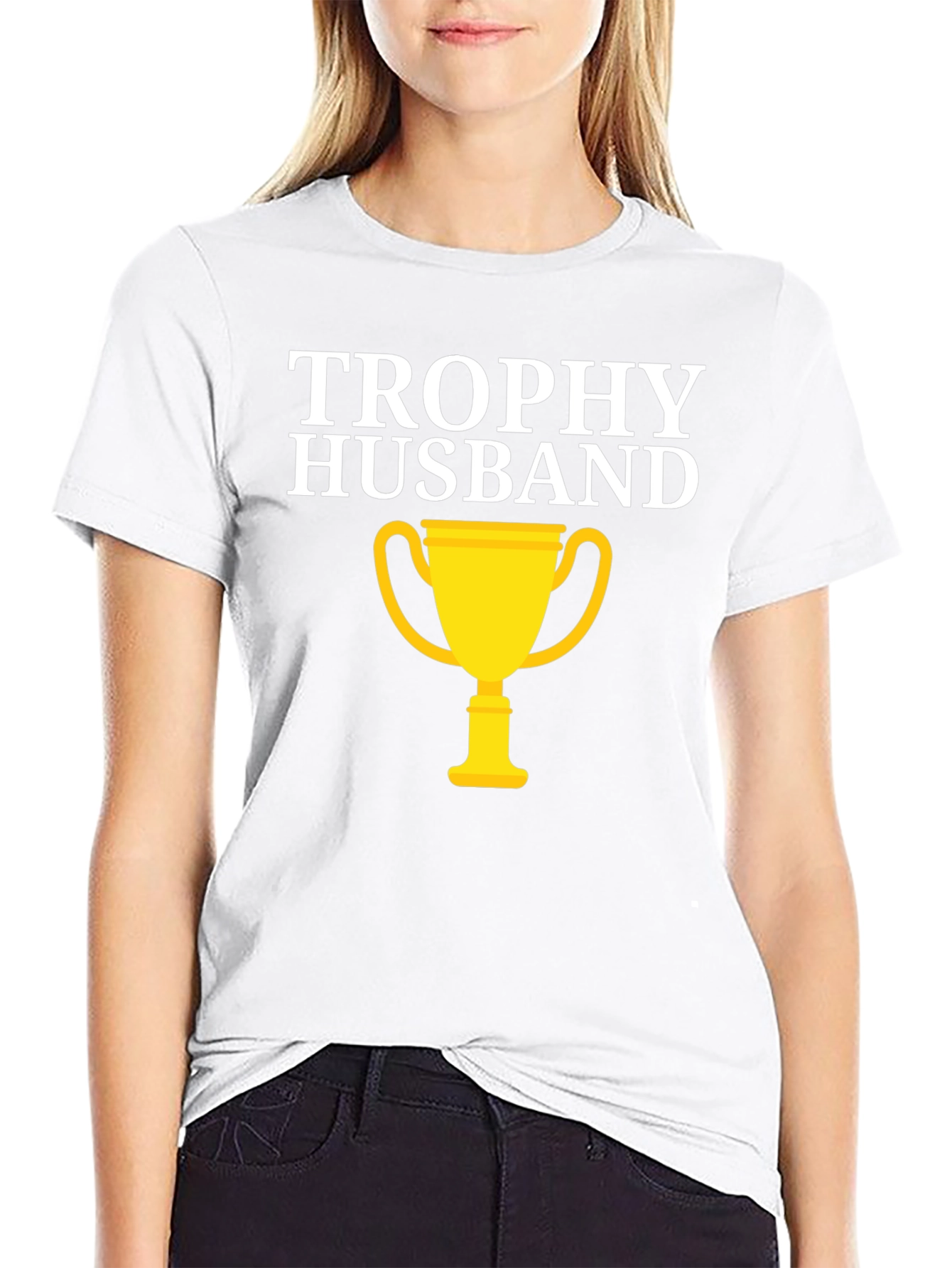 Trophy Husband Graphic Tee - Funny Husband Gift