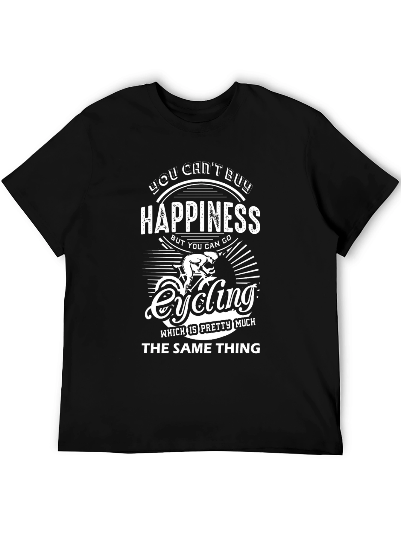 Cycling Happiness Graphic T-Shirt