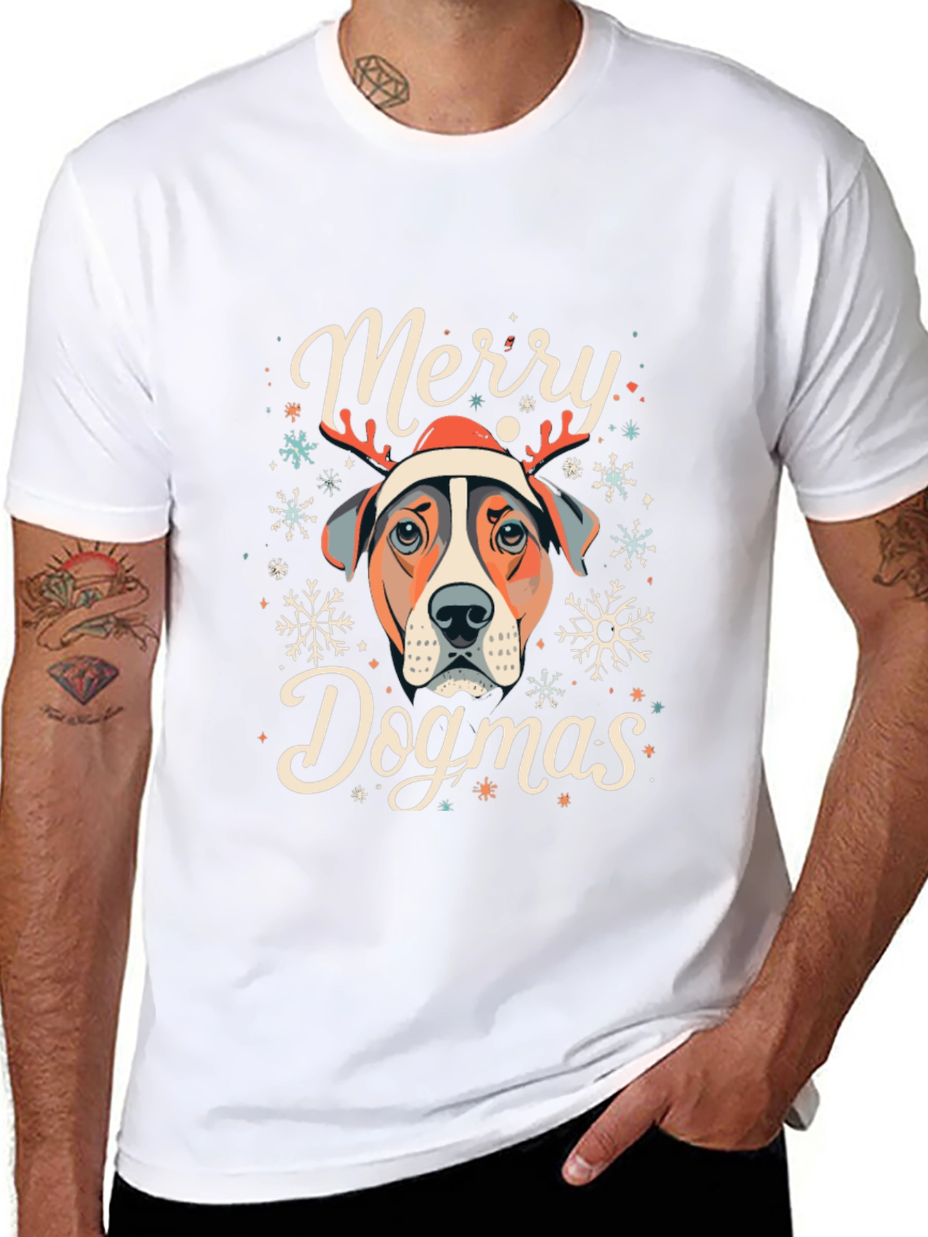 Merry Dogmas Christmas T-Shirt