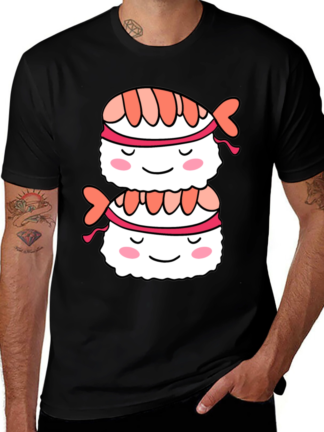 Sushi Stack Tee - Kawaii Foodie Fashion