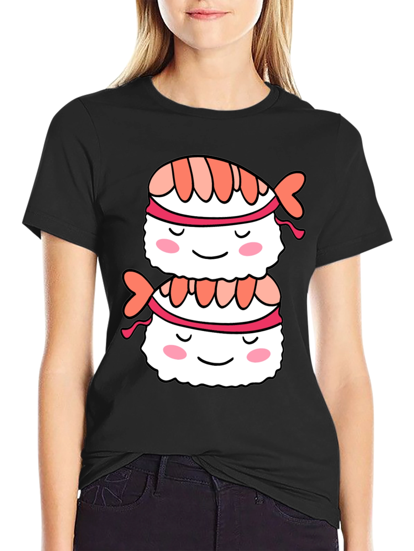 Sushi Stack Tee - Kawaii Foodie Fashion