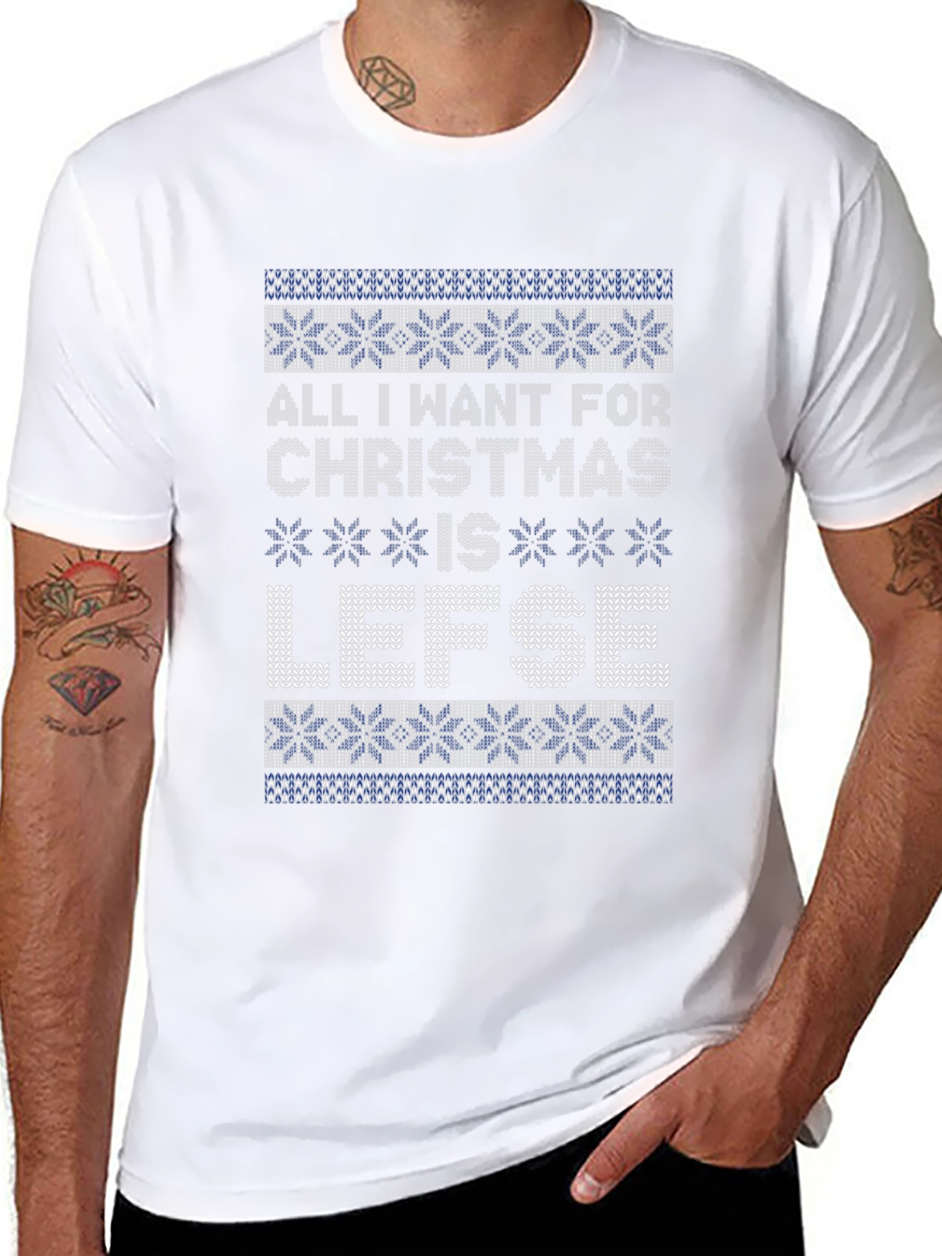 Lefse Christmas T-Shirt Funny Holiday Sweater