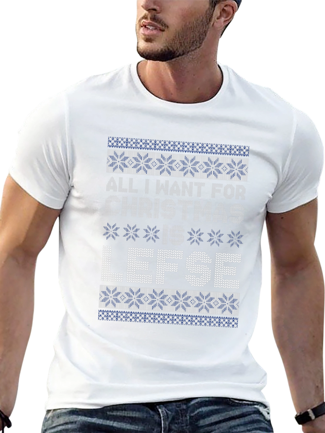 Lefse Christmas T-Shirt Funny Holiday Sweater