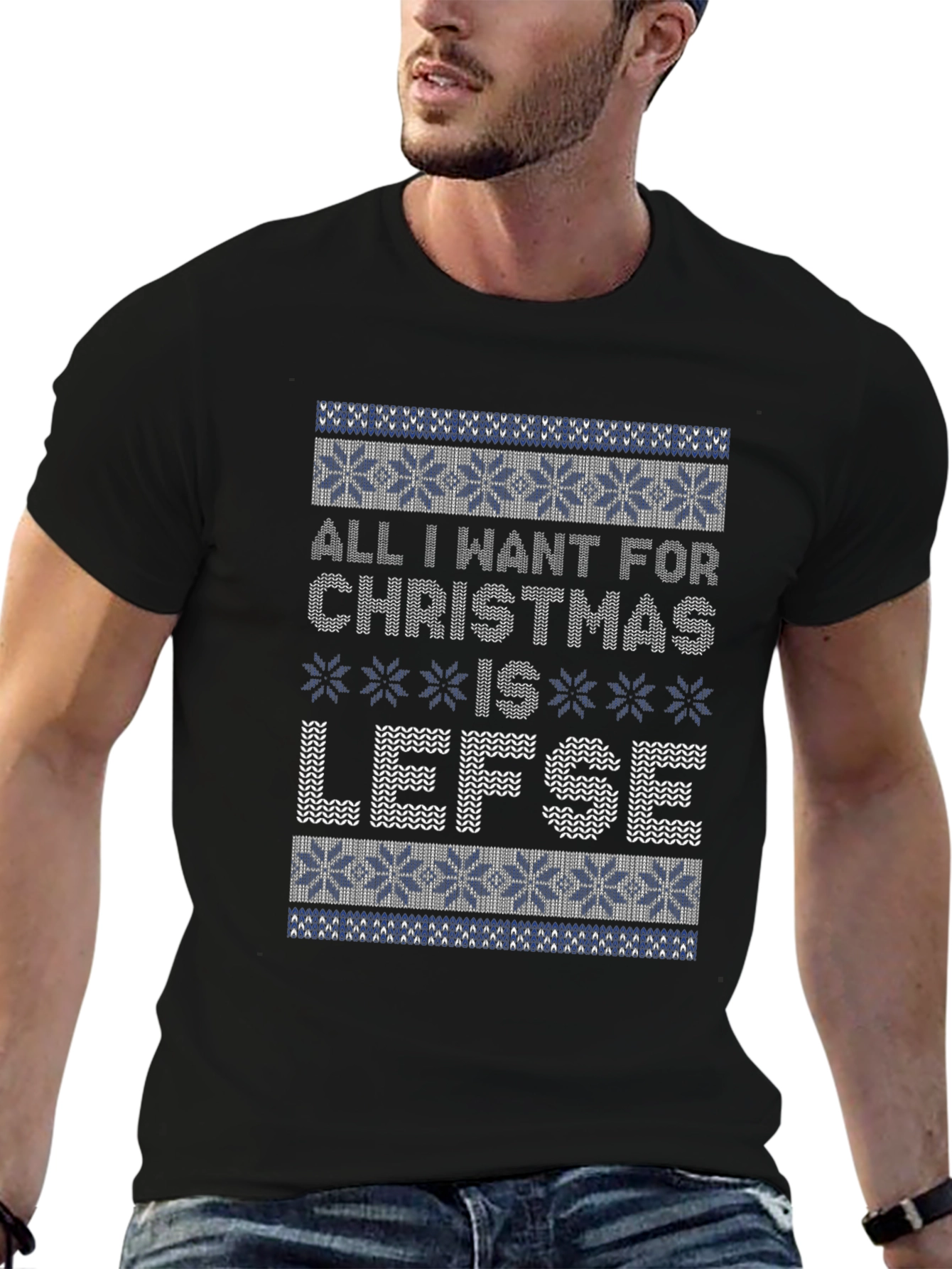 Lefse Christmas T-Shirt Funny Holiday Sweater