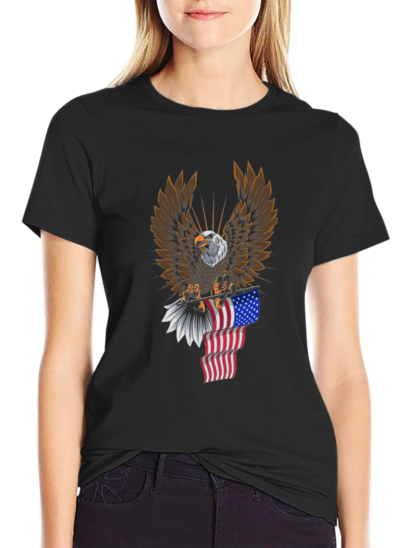 American Eagle Graphic Tee - Patriotic Style
