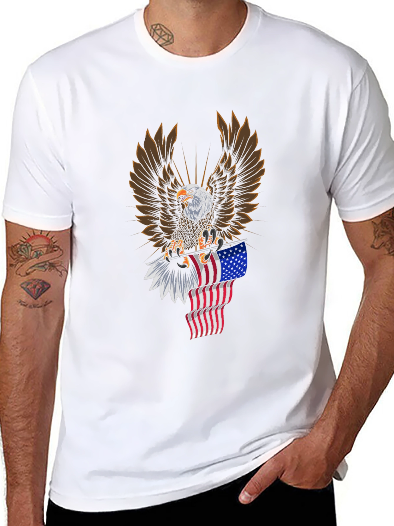 American Eagle Graphic Tee - Patriotic Style