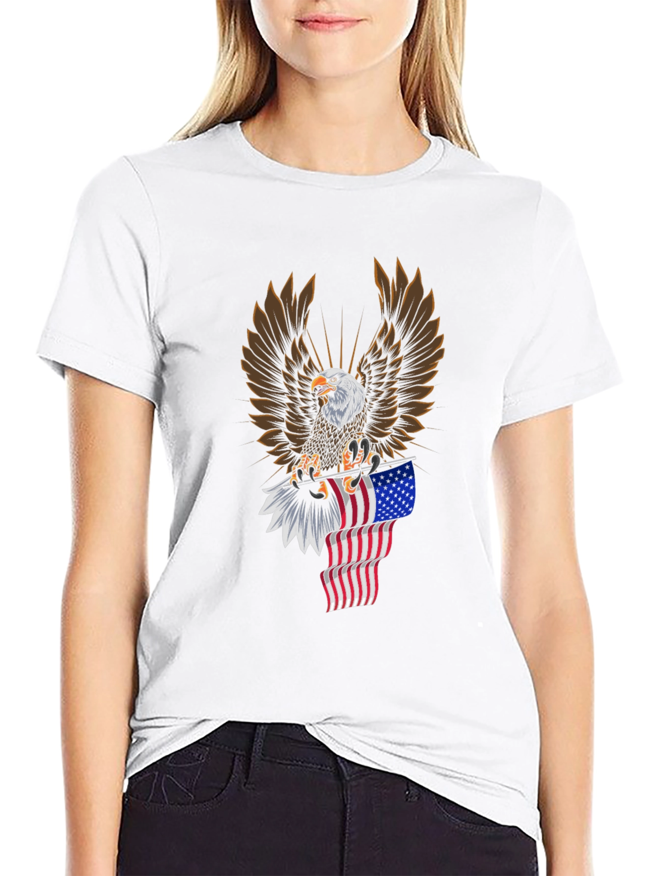 American Eagle Graphic Tee - Patriotic Style