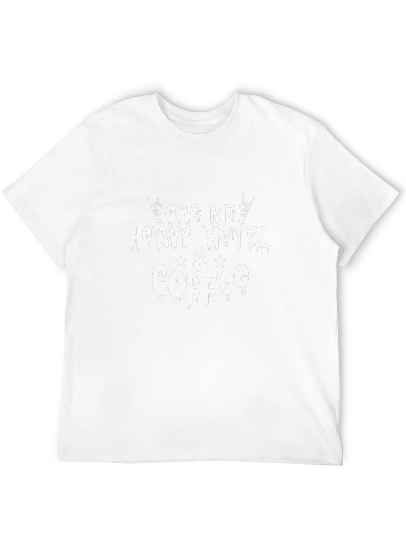 Heavy Metal & Coffee Graphic T-Shirt