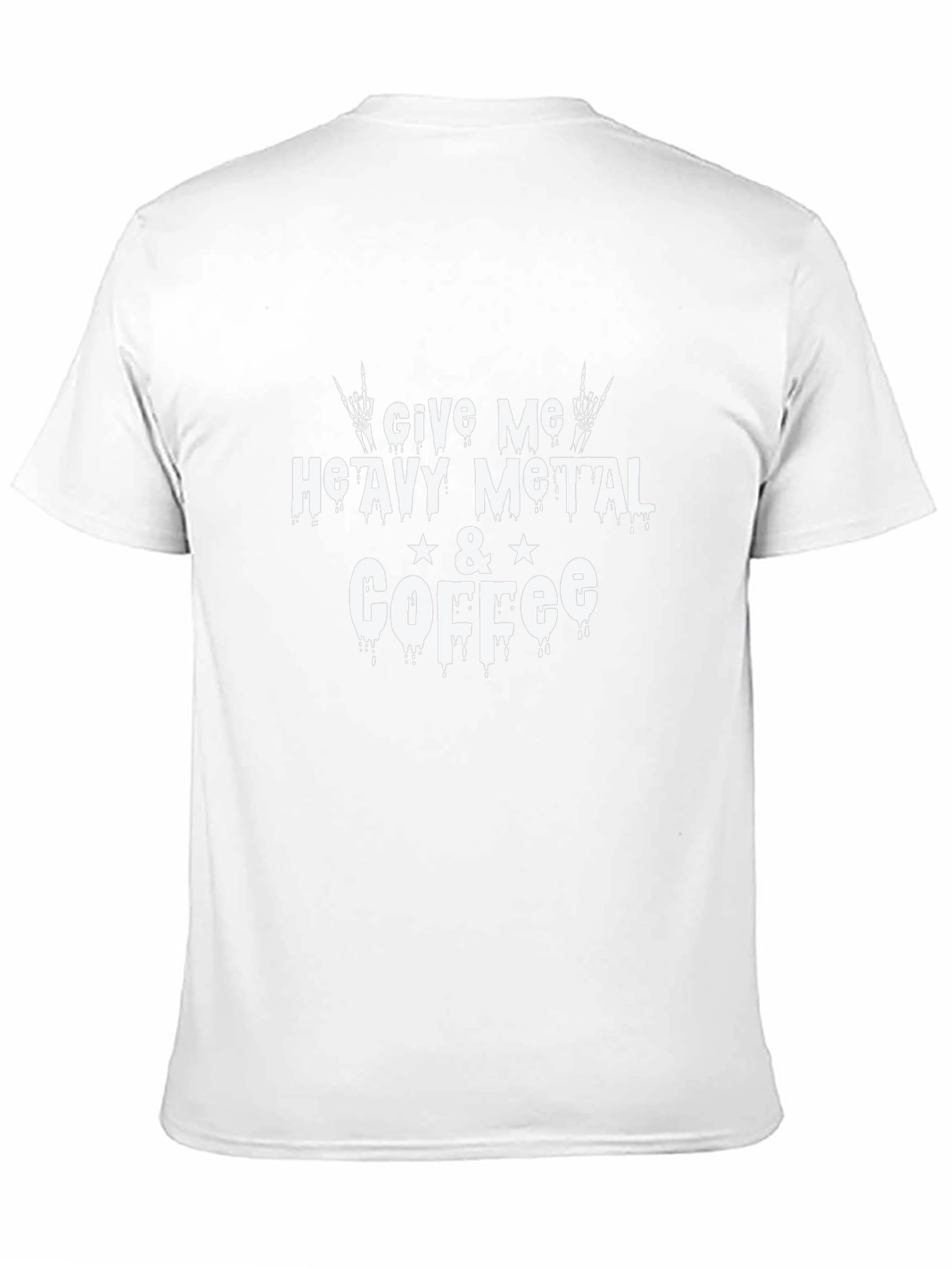Heavy Metal & Coffee Graphic T-Shirt