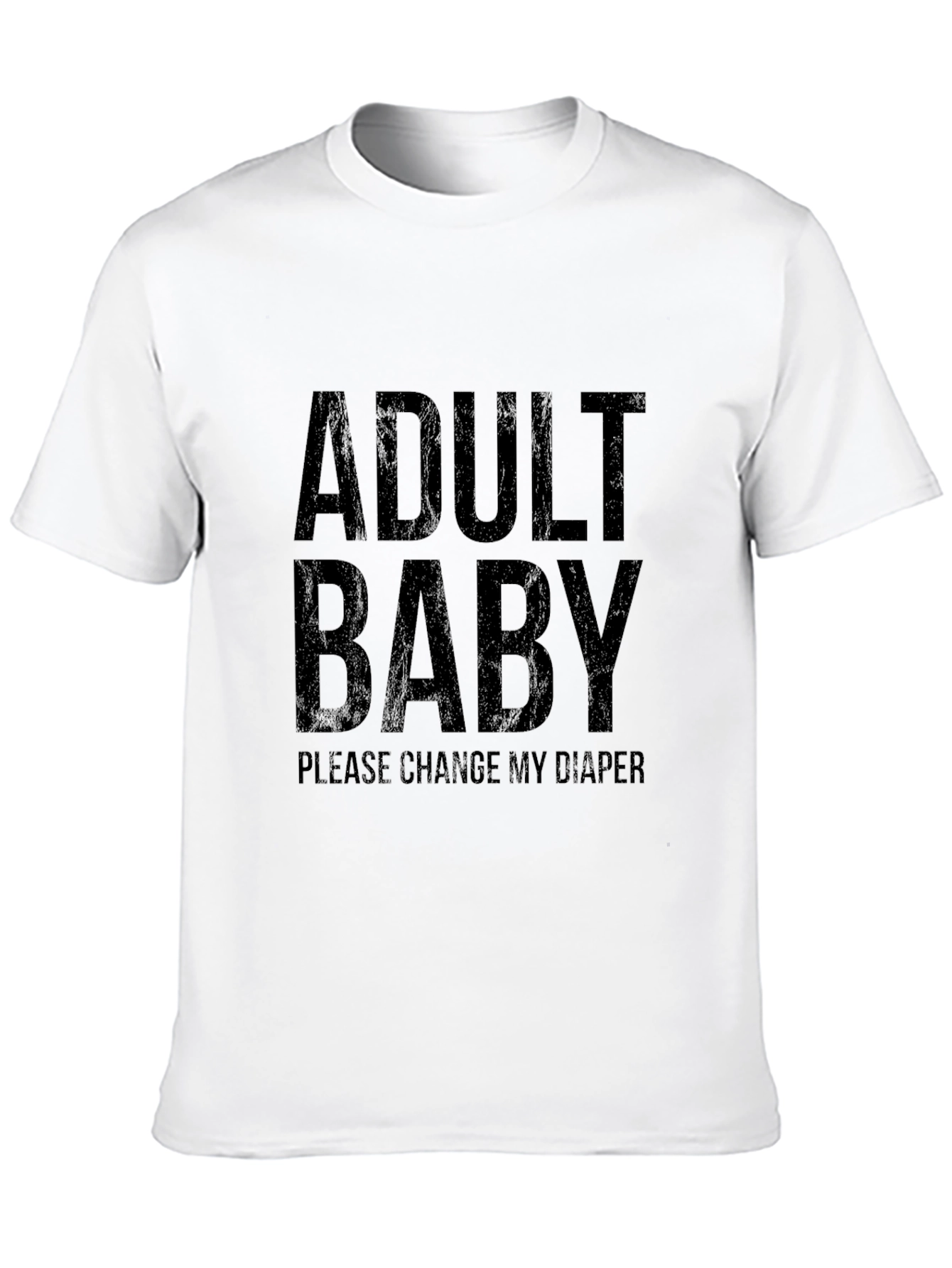 Adult Baby T-Shirt - Funny Novelty Tee