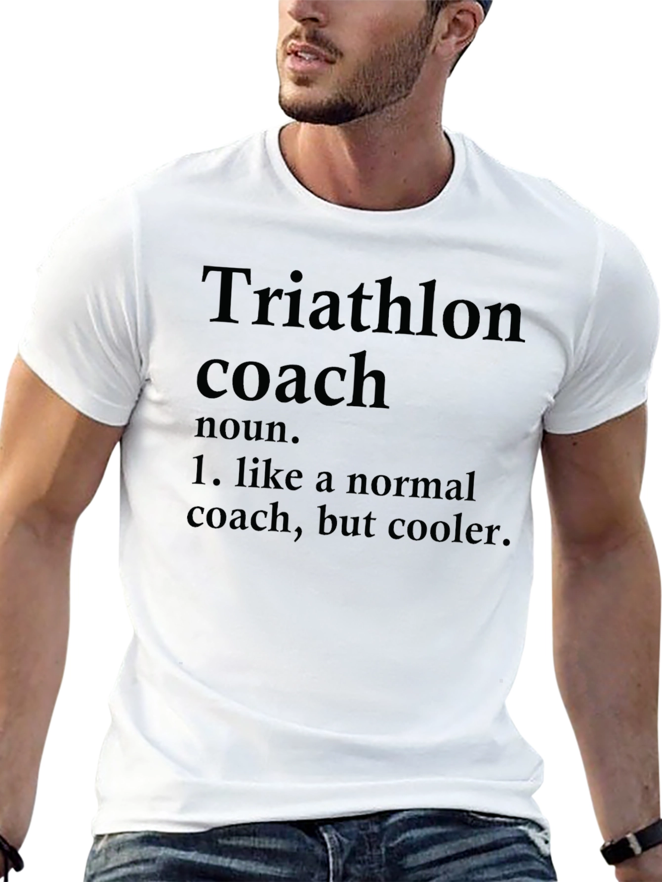 Triathlon Coach Definition T-Shirt - Cool Training Gear