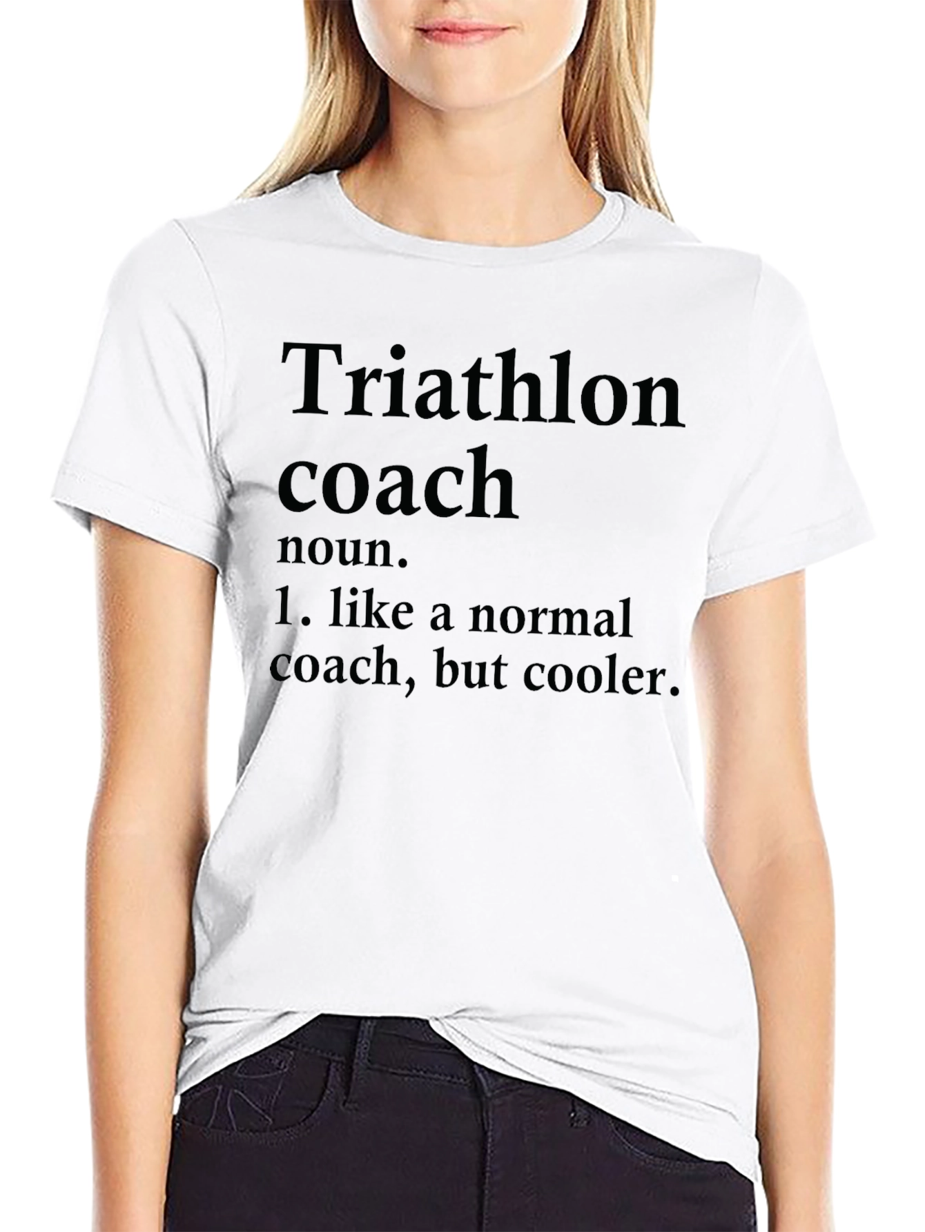 Triathlon Coach Definition T-Shirt - Cool Training Gear