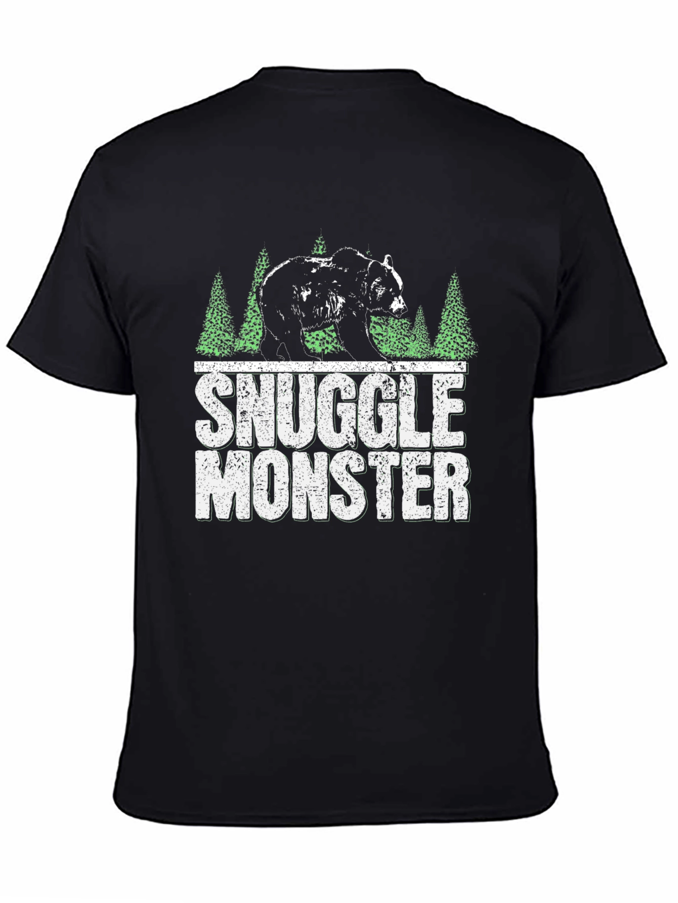 Snuggle Monster Graphic Tee - Bear Forest Design