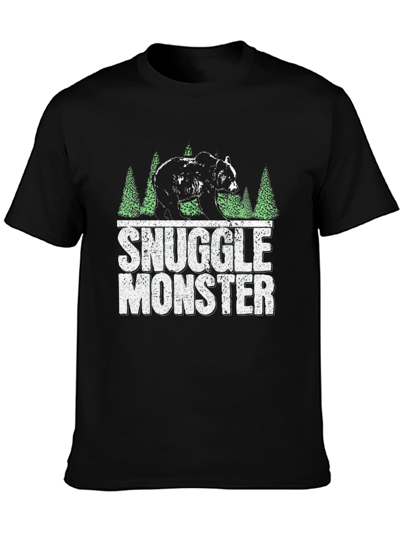 Snuggle Monster Graphic Tee - Bear Forest Design