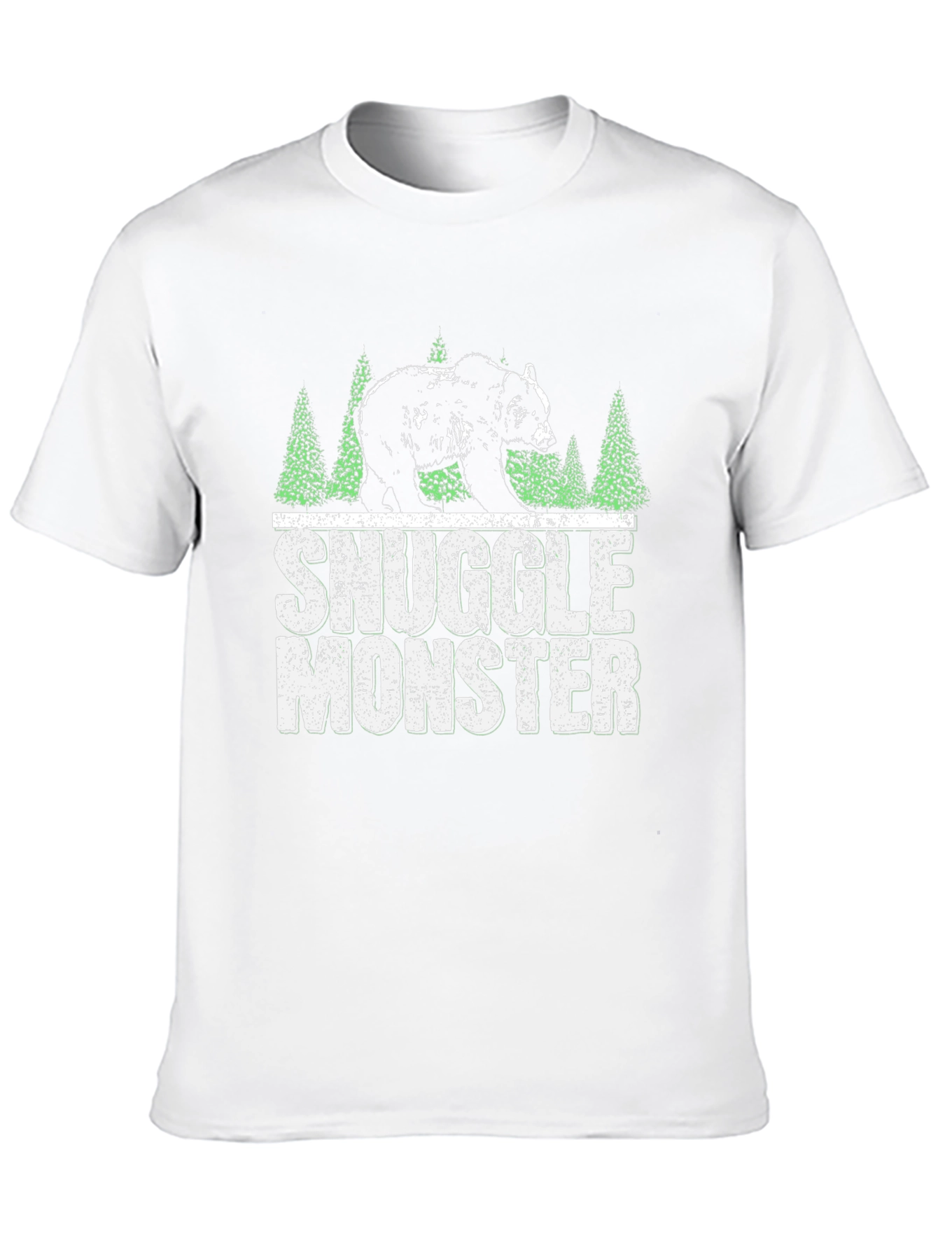 Snuggle Monster Graphic Tee - Bear Forest Design