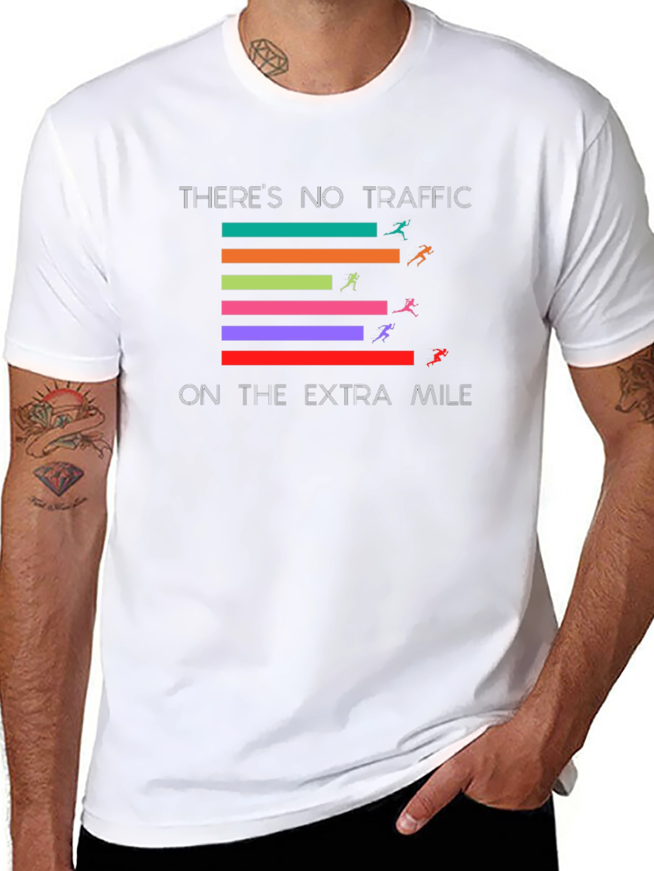 Extra Mile Graphic Tee - Black