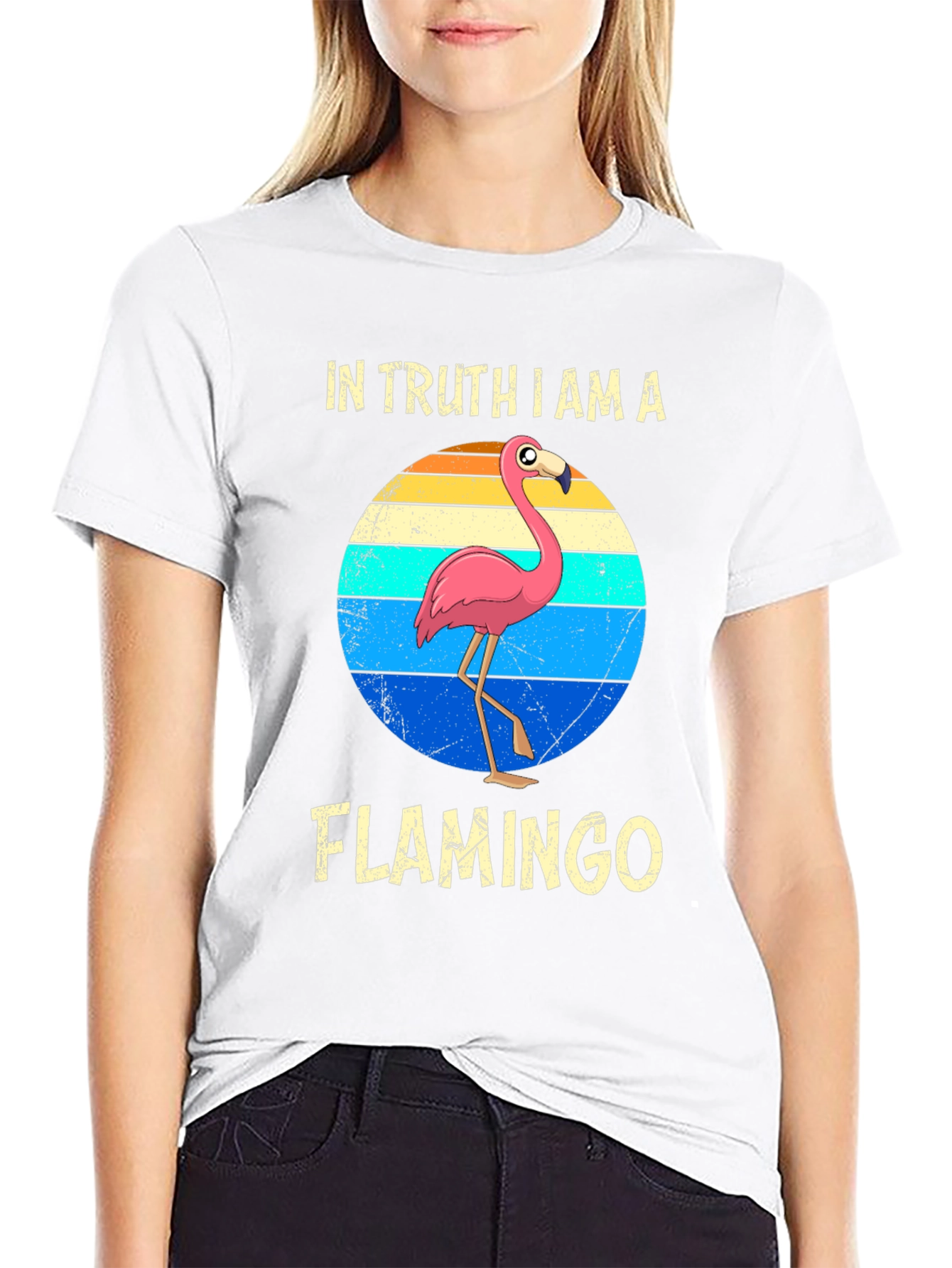 In Truth I Am A Flamingo T-Shirt