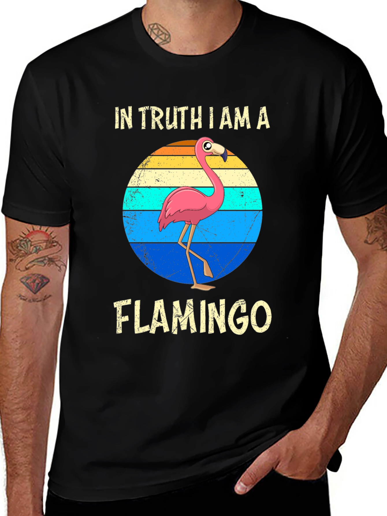 In Truth I Am A Flamingo T-Shirt