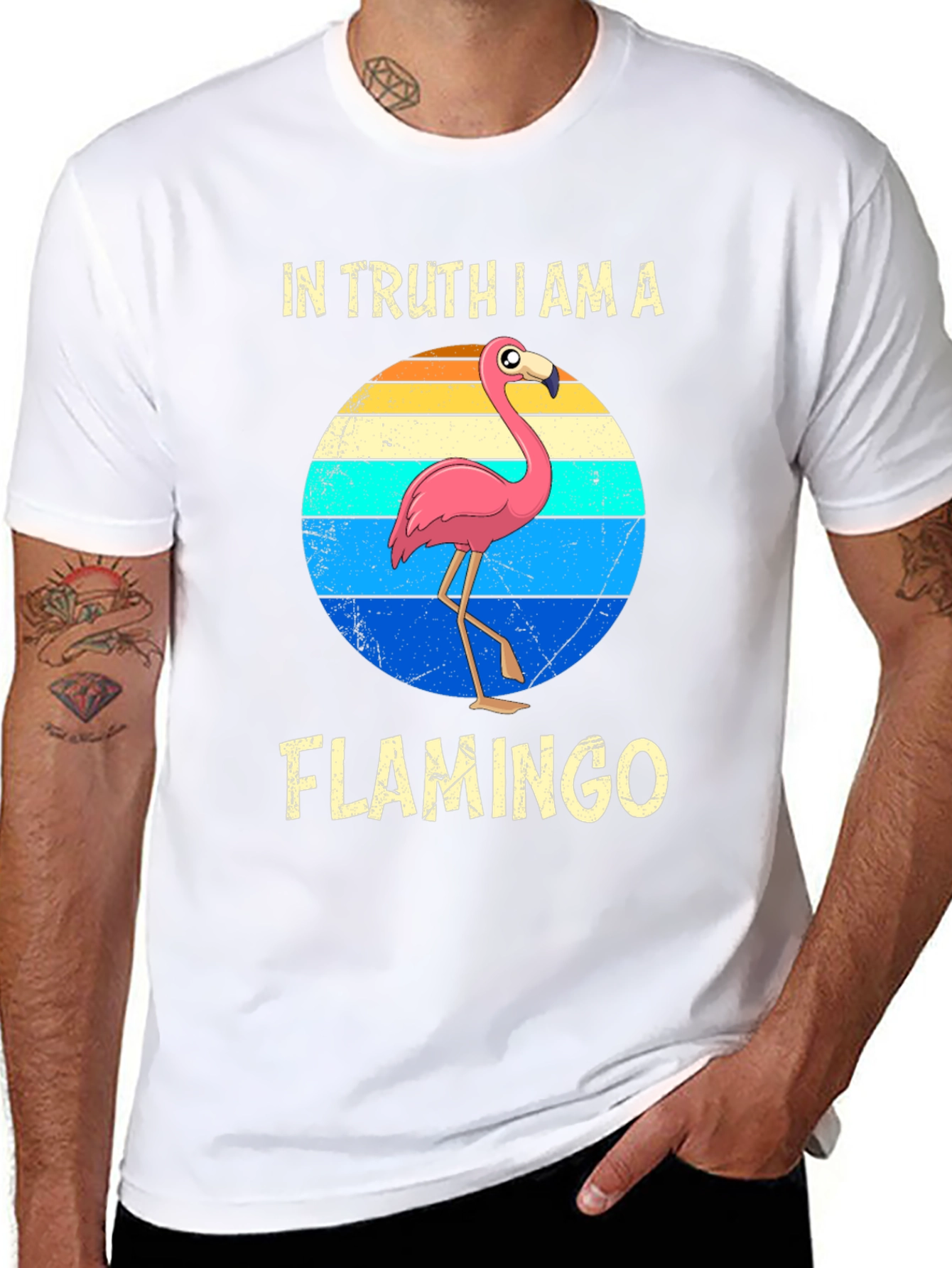 In Truth I Am A Flamingo T-Shirt