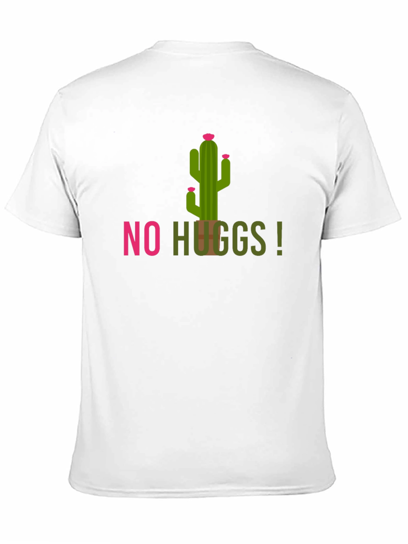 No Hugs Cactus T-Shirt - Stay Away!
